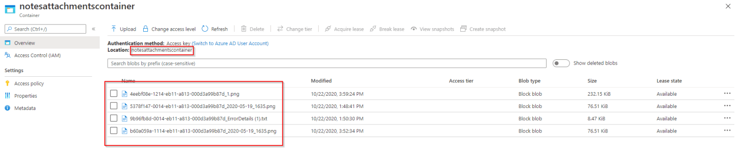 Dynamics 365 Attachments on Azure Blob Storage using the Attachment ...
